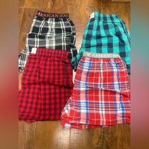 4 pair vintage American Eagle Outfitters boxers.  Size medium